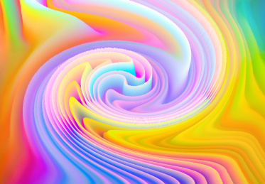三维渲染抽象色彩爆炸
