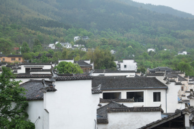 安徽宏村风景区的建筑风光