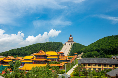 敦化市六鼎山金鼎大佛古建筑及周边环境