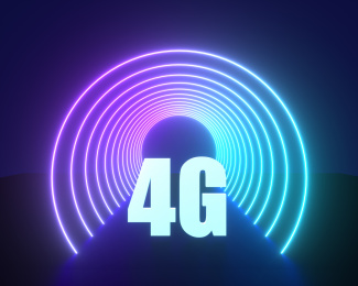 4G科技环形发光线条