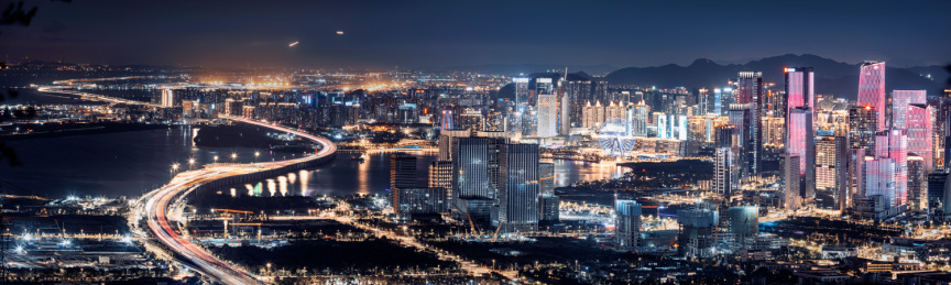 中国广东深圳前海全景