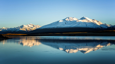 新西兰Ashburton雪山美景