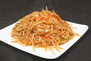 土豆丝炒粉条