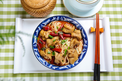 外卖快餐面食小吃肥肠面