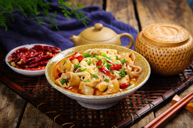 外卖快餐面食小吃肥肠面