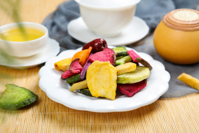 香脆美味的水果蔬菜干