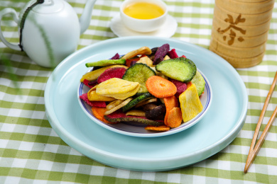 香脆美味的水果蔬菜干