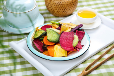 香脆美味的水果蔬菜干