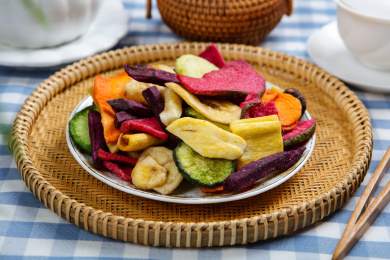 香脆美味的水果蔬菜干