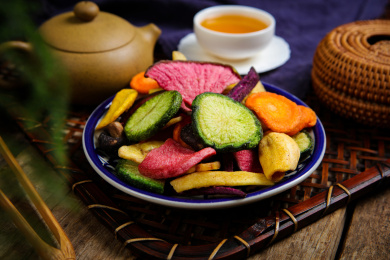 减肥减脂代餐小吃蔬果脆片