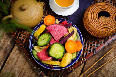 减肥减脂代餐小吃蔬果脆片