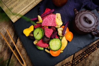 减肥减脂代餐小吃蔬果脆片