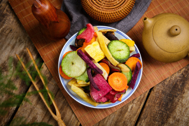 减肥减脂代餐小吃蔬果脆片