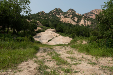 中国北京昌平白虎涧风景区群山