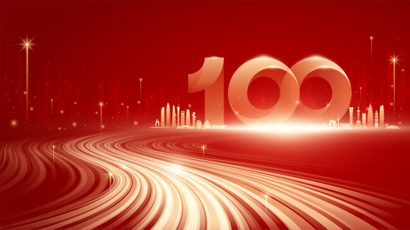 100周年庆背景