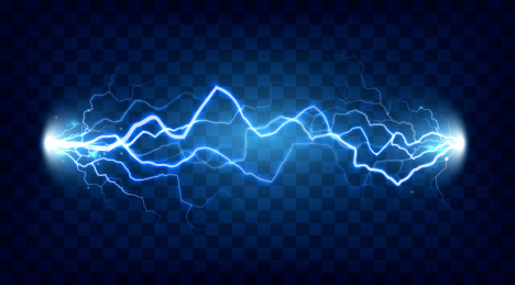 光点与闪电闪烁动态绘图集合