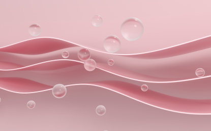 柔滑的曲面背景 3D渲染