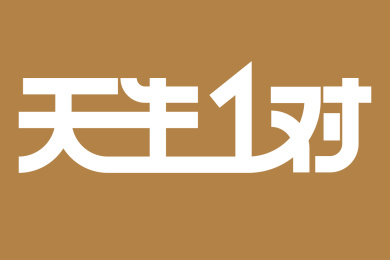 天生一对文字设计