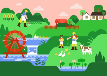 去乡村体验农家乐吧