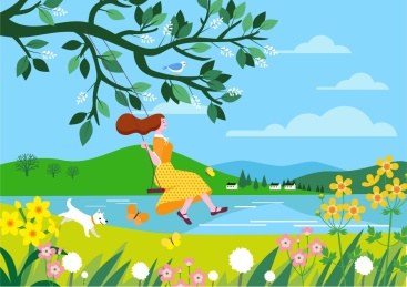 田园生活荡秋千