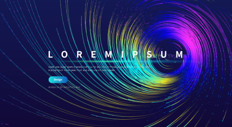 矢量抽象粒子线条科技背景