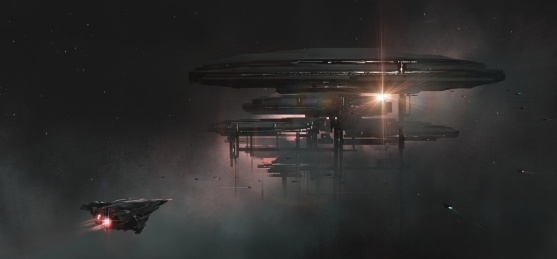 太空中的神秘堡垒