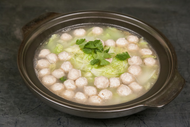 白菜丸子汤