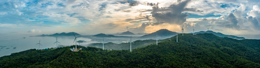 中国广东省阳江市海陵岛风车山