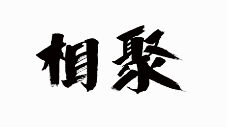 中国风书法汉字字体设计相聚