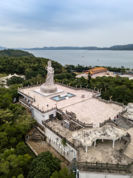 汕尾凤山妈祖庙凤仪台妈祖石像