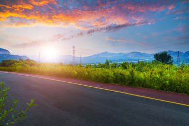 山区公路沥青路