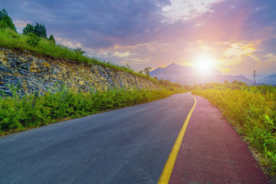 山区公路沥青路