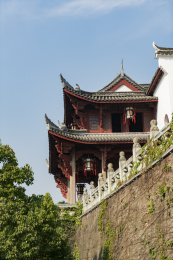 中国浙江金华八咏楼景区