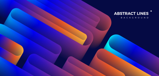 时尚动感线条高端质感商业流体渐变抽象背景