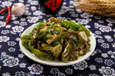 外卖美食菜肴炒茄子