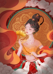 飞天舞女子