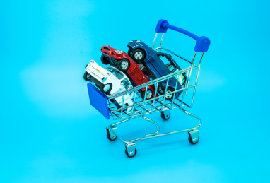 汽车销售二手车销售车贷买车概念图片