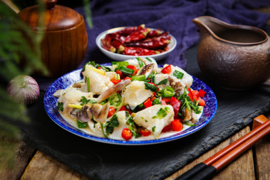 特色美食生腌螃蟹醉蟹