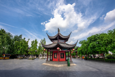秋天南京夫子庙老门东