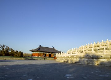 北京市，天坛公园，皇乾殿