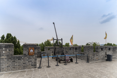 山东潍坊青州古城城墙上的城防设施