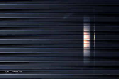 黑青色背景条纹抽象线条数字1创意设计海报