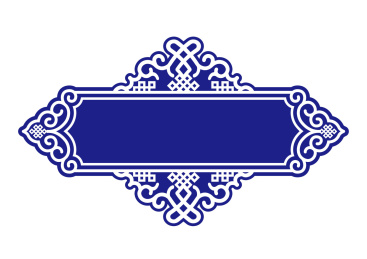 传统标题框设计矢量