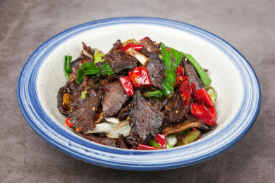 小炒腊牛肉