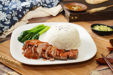 广式烧鹅饭