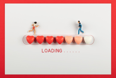 微缩创意爱心糖果缓冲符号恋爱进行时缘分