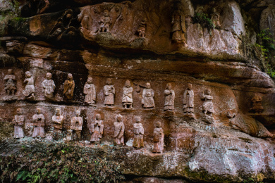 中国四川乐山夹江庞坡洞