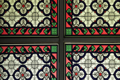 满洲窗中式小花格