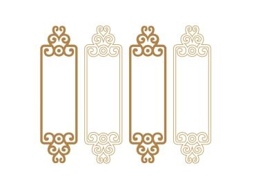 传统边框矢量设计