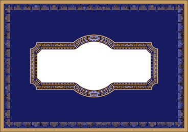 精美礼盒民族背景